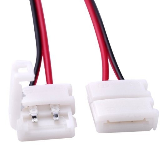 Click-Click Connector - LED Single Color - Voor LED strip - 8mm Click-Click Connector - LED Single Color - Voor LED strip - 8mm